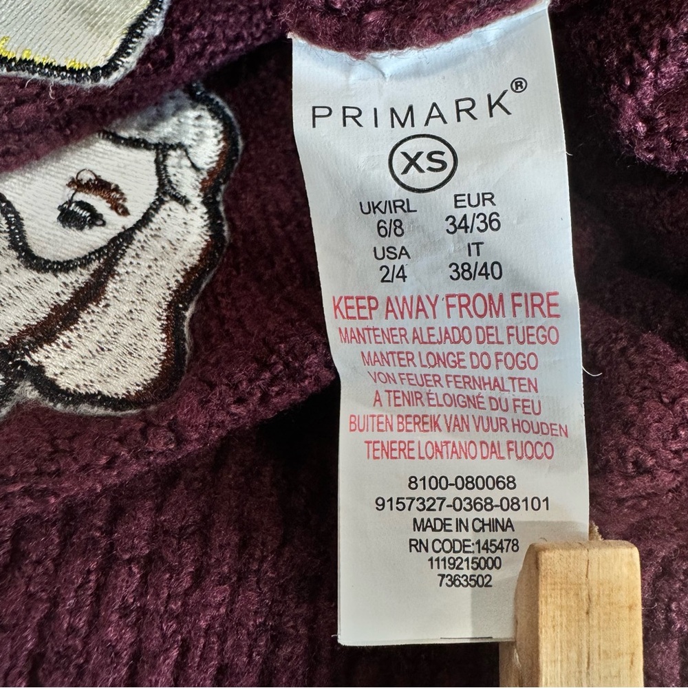 Harry Potter Embroidered Sweater Adult XS - Picture 8 of 13